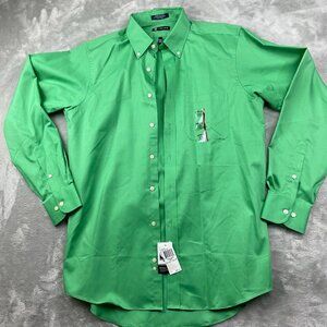 Chaps Classic Fit Twill Long Sleeve Button Down Men's 15-15 1/2 NEW